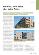 Beaucoup de bois, beaucoup de vélos, mais pas de voitures