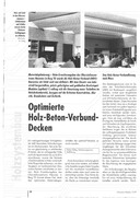 Plafonds composites bois-béton optimisés