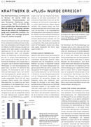 Centrale électrique B: &quot;Plus&quot; atteint