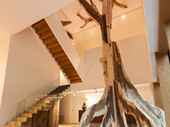 Stairs to the upper floor