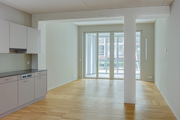 Interior view of the finished apartment
