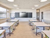 Innenansicht des Schulzimmers