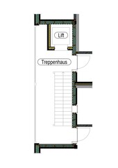 Detail Treppenhaus