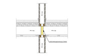 Detail load transmission apartment partition wall
