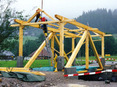 Structure de la construction en bois
